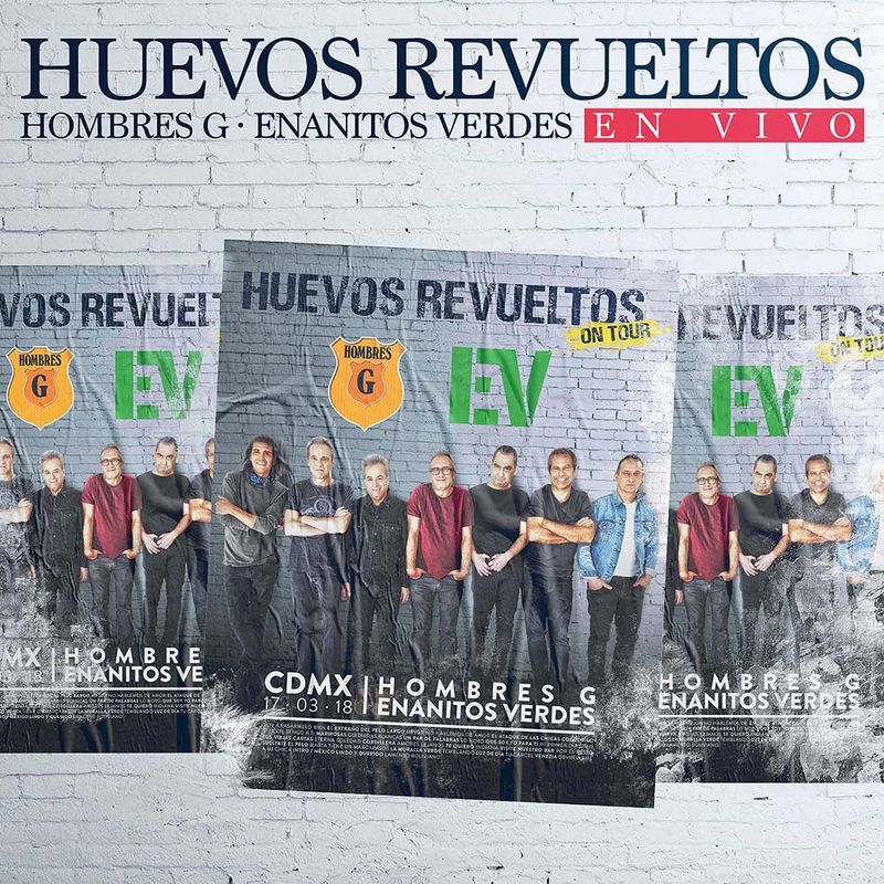 HOMBRES G Y ENANITOS VERDES - HUEVOS REVUELTOS EN VIVO
