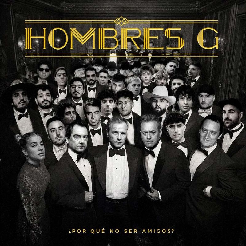 Hombres G - Por Que No Ser Amigos? - Ltd Yellow & Black Splatter Vinyl [Import] (Colored Vinyl, Yellow, Black, Splatter, Spain - Import)
