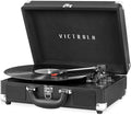 Victrola VSC-550BT-BLK Journey Bluetooth Wireless Suitcase Turntable 3 Speed (Black)