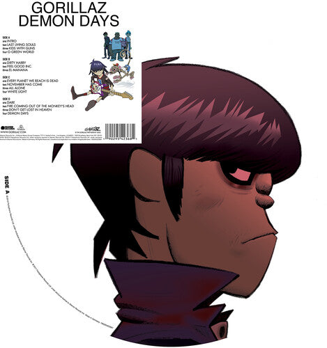 GORILLAZ - DEMON DAYS (Double vinyl picture disc LP pressing.)