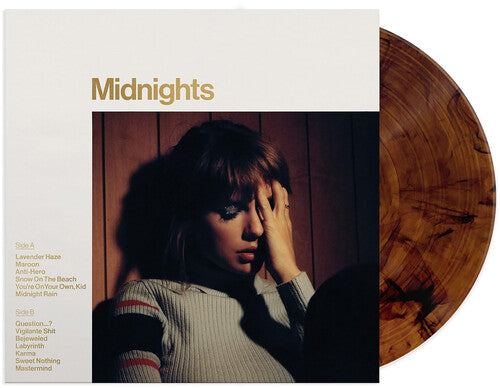 TAYLOR SWIFT - MIDNIGHTS (X) (MAHOGANY COLOR VINYL)
