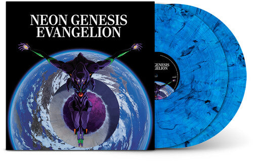 NEON GENESIS EVANGELION (Original Series Soundtrack) (Colored Vinyl, Blue, 140 Gram Vinyl, Smoke, Gatefold LP Jacket)
