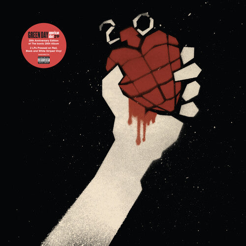 Green Day - American Idiot - Limited Colored Vinyl with LP1 pressed on Red with Black swirl & LP2 pressed on White with Black swirl [Import]