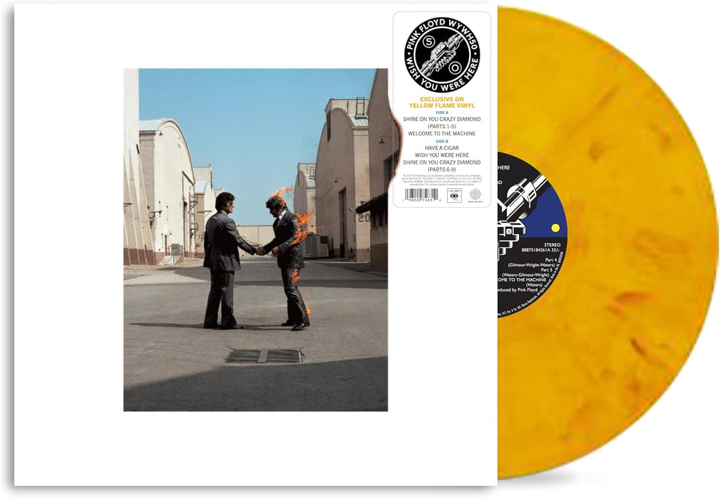 PINK FLOYD - WISH YOU WERE HERE (Yellow Flame Colored Vinyl)