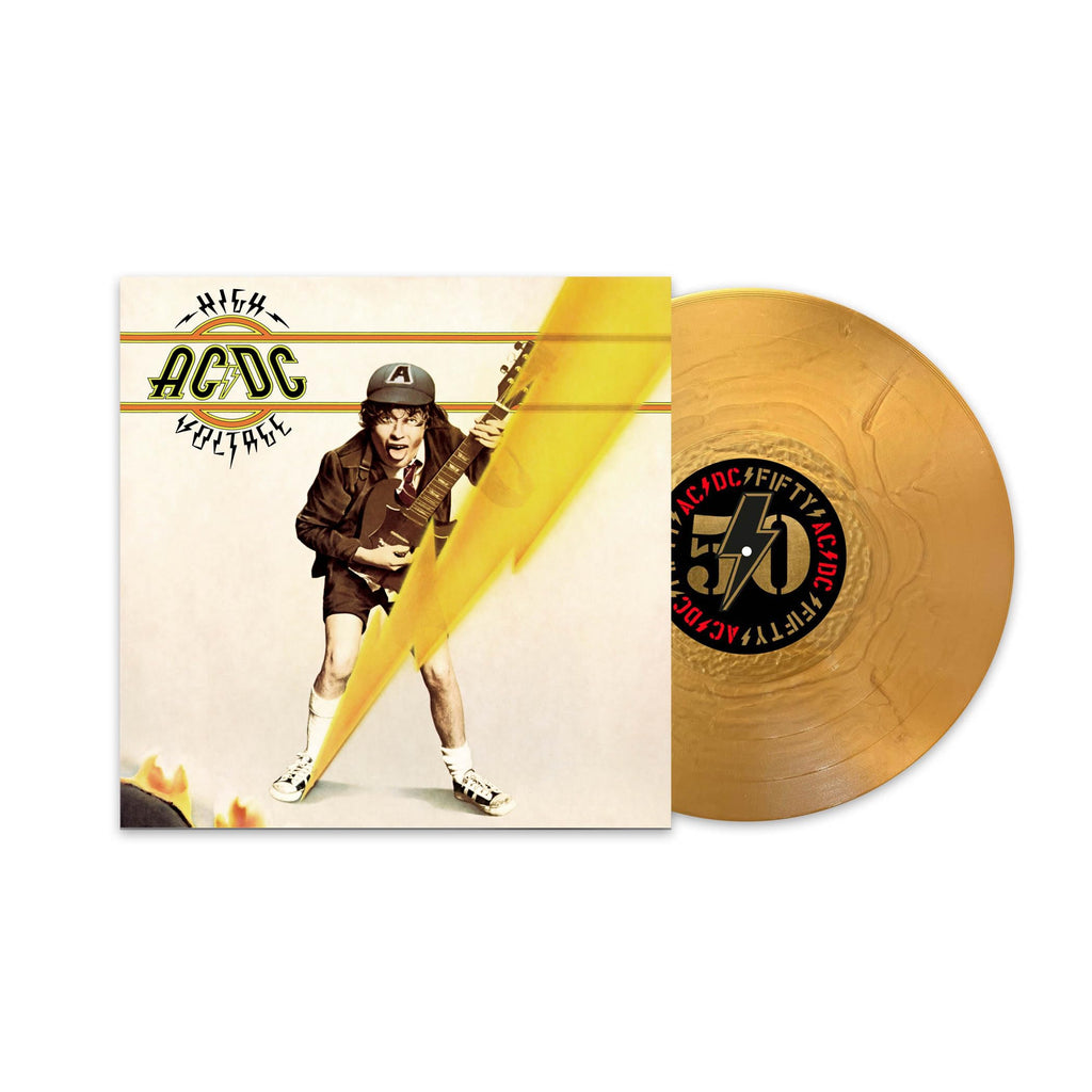 AC/DC - High Voltage (50th anniversary, gold coloured vinyl)