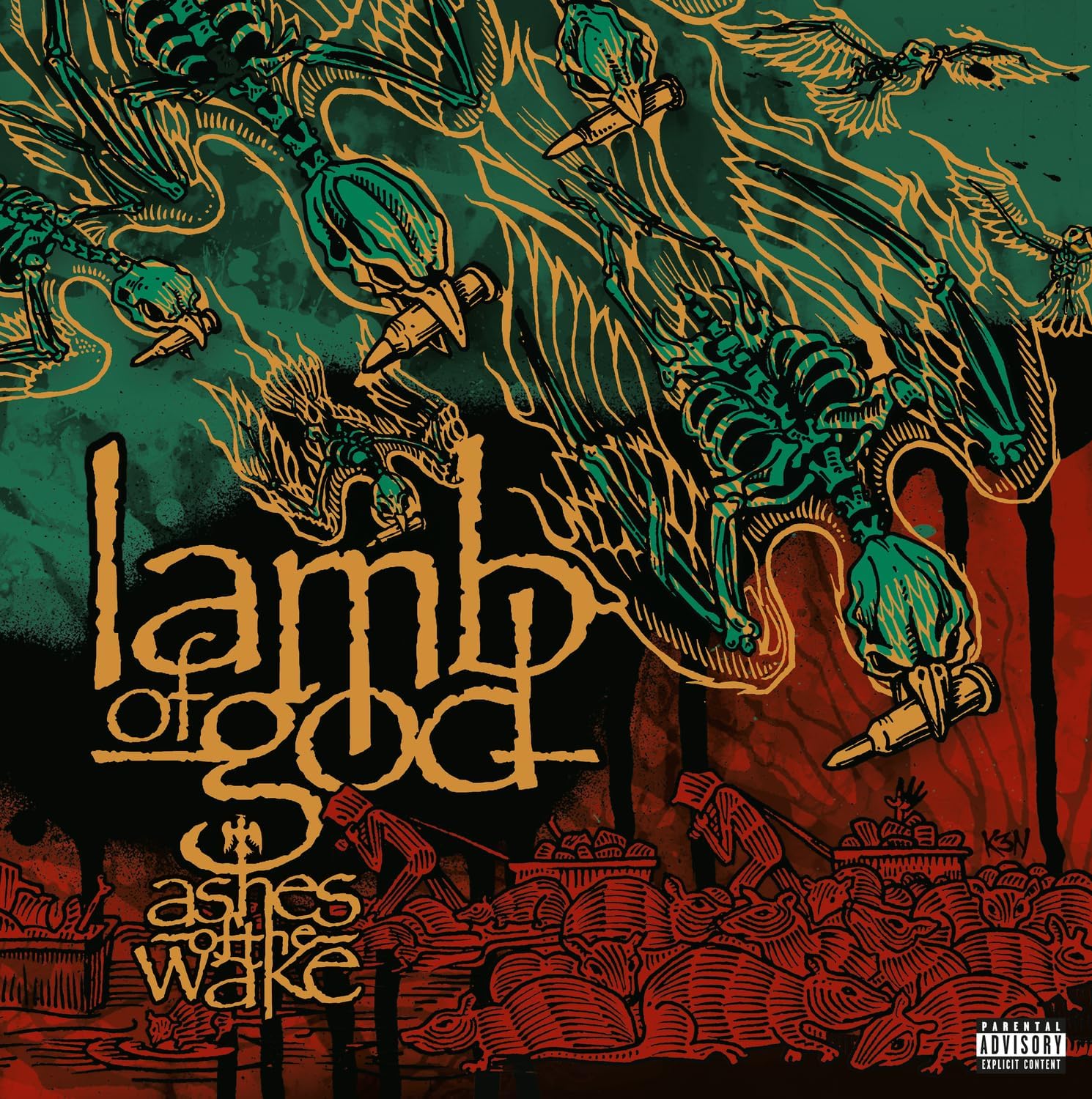 Lamb Of God - Ashes Of The Wake 20th Anniversary 2 Lp Vinyl