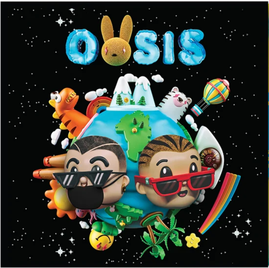 J. Balvin + Bad Bunny - Oasis 1LP Limited Edition Splatter Vinyl