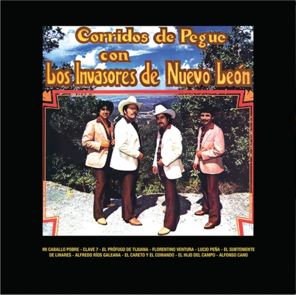 LOS INVASORES DE NUEVO LEÓN - Corridos De Pegue 1LP Vinyl
