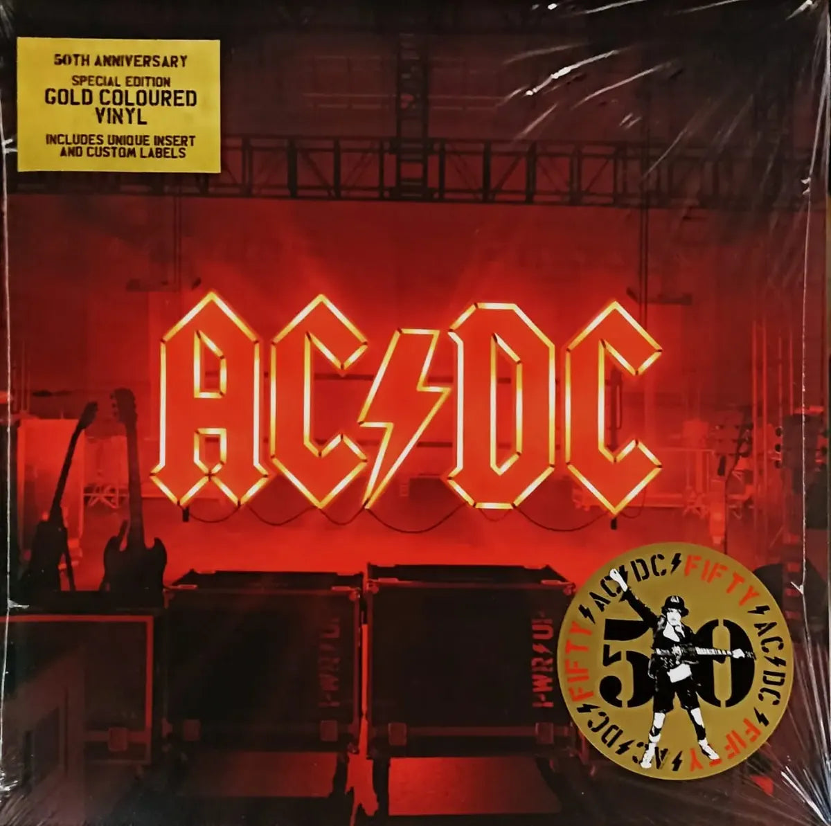 Ac Dc - Power Up - Lp Vinyl ( Gold Dorado ) Importado