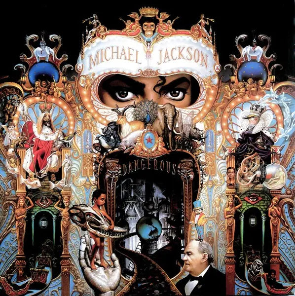 Michael Jackson -  Dangerous (Limited Edition) (Red and Black swirl Vinyl)