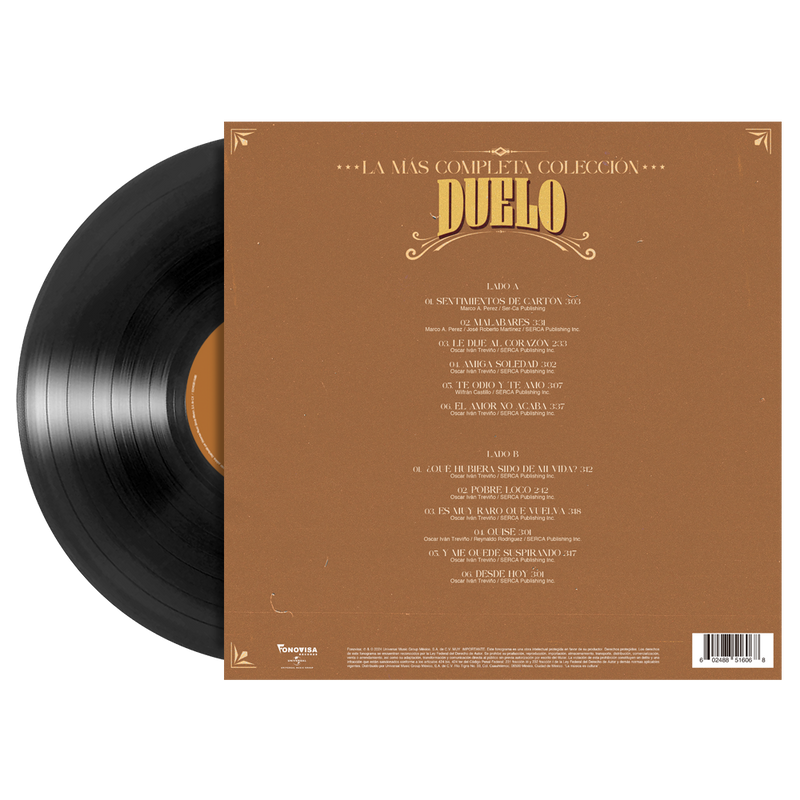 Duelo - La Más Completa Colección 1LP Vinyl