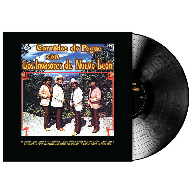 LOS INVASORES DE NUEVO LEÓN - Corridos De Pegue 1LP Vinyl