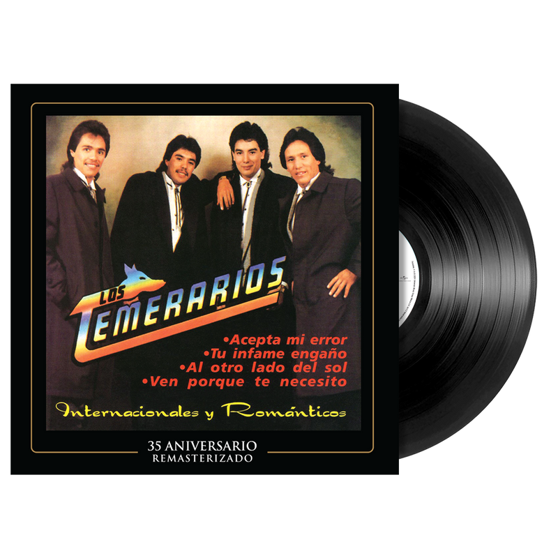 Los temerarios - Internacionales y románticos (Versión Aniversario- Remasterizada) 1LP Vinyl