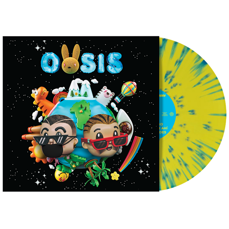 J. Balvin + Bad Bunny - Oasis 1LP Limited Edition Splatter Vinyl