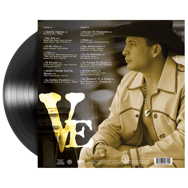 Valentin Elizalde - Soy Así 1LP Vinyl