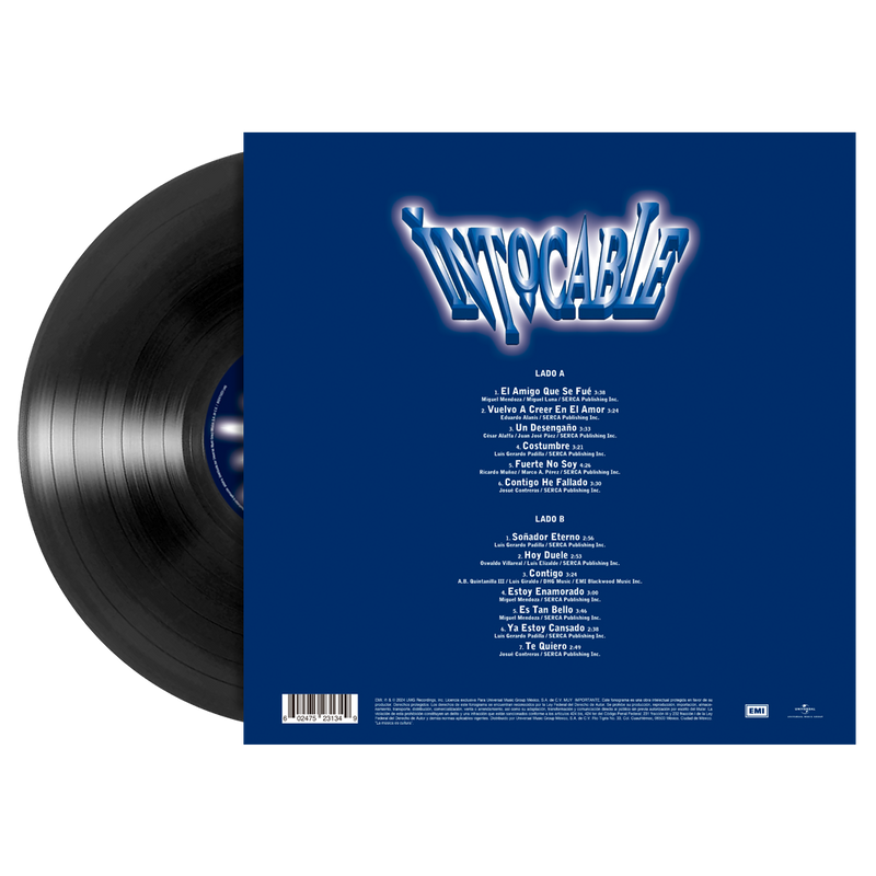 Intocable - Contigo 1LP Vinyl