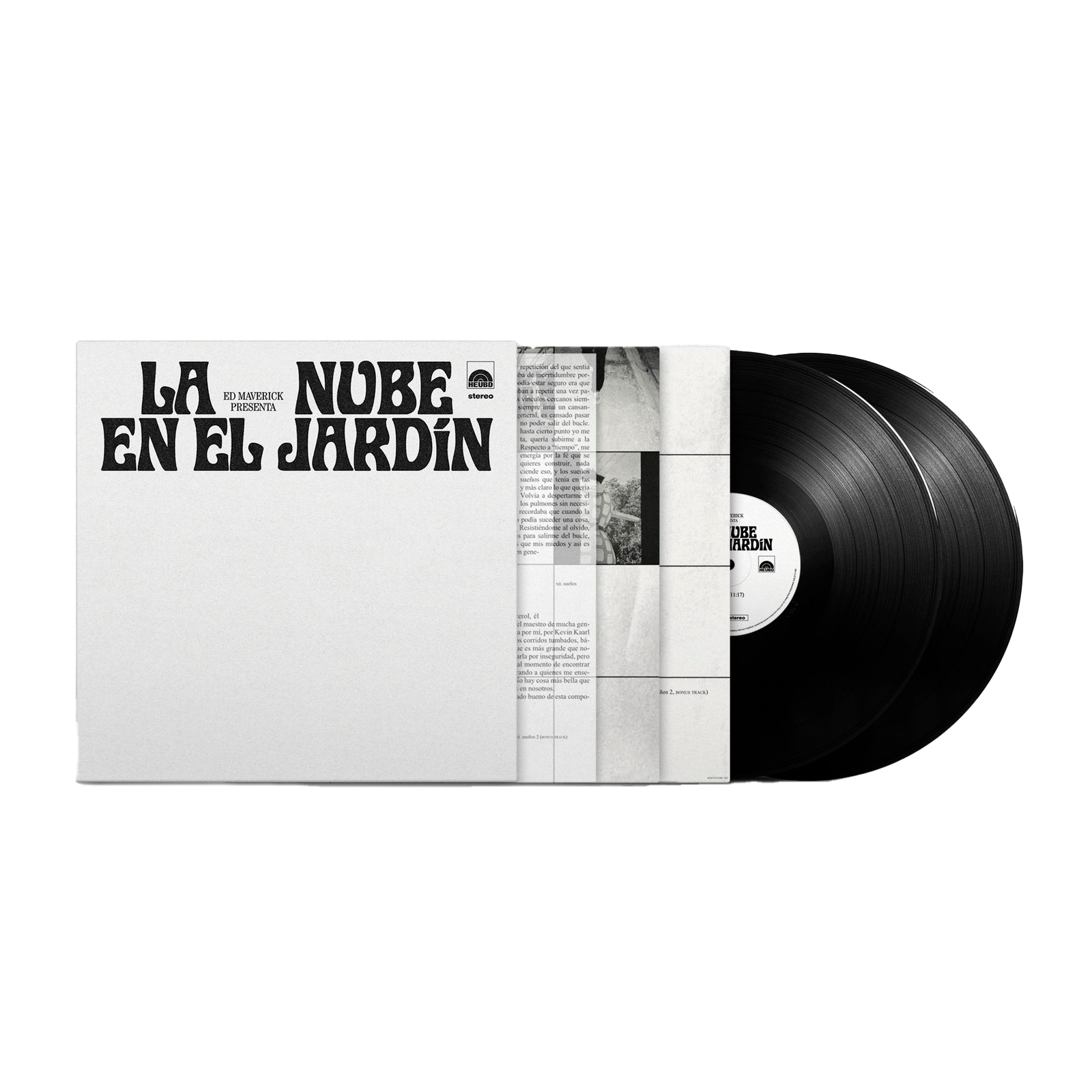 ED MAVERICK - LA NUBE EN EL JARDÍN (Vinilo Doble Color Negro)