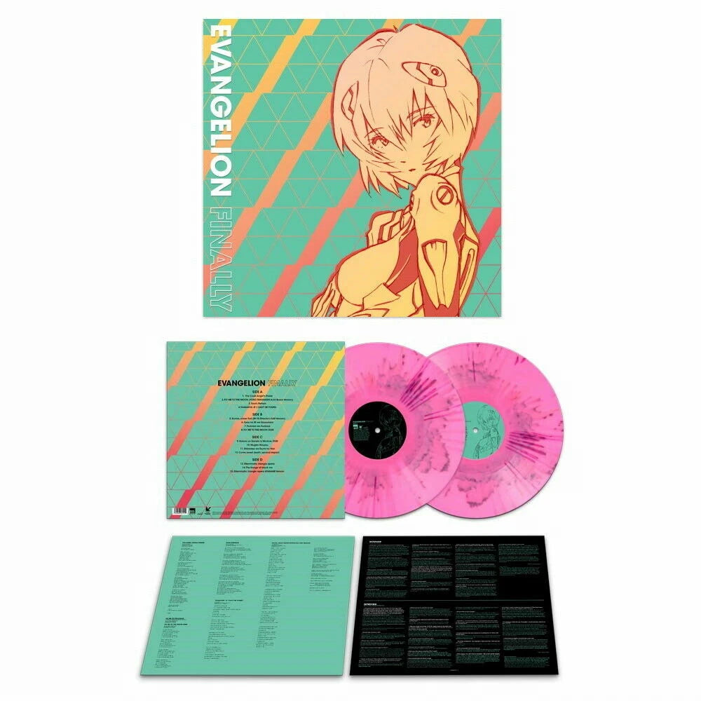 EVANGELION FINALLY OST (2LP/PINK SPLATTER VINYL)