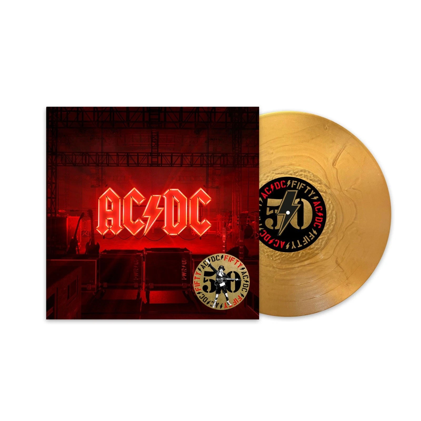 Ac Dc - Power Up - Lp Vinyl ( Gold Dorado ) Importado