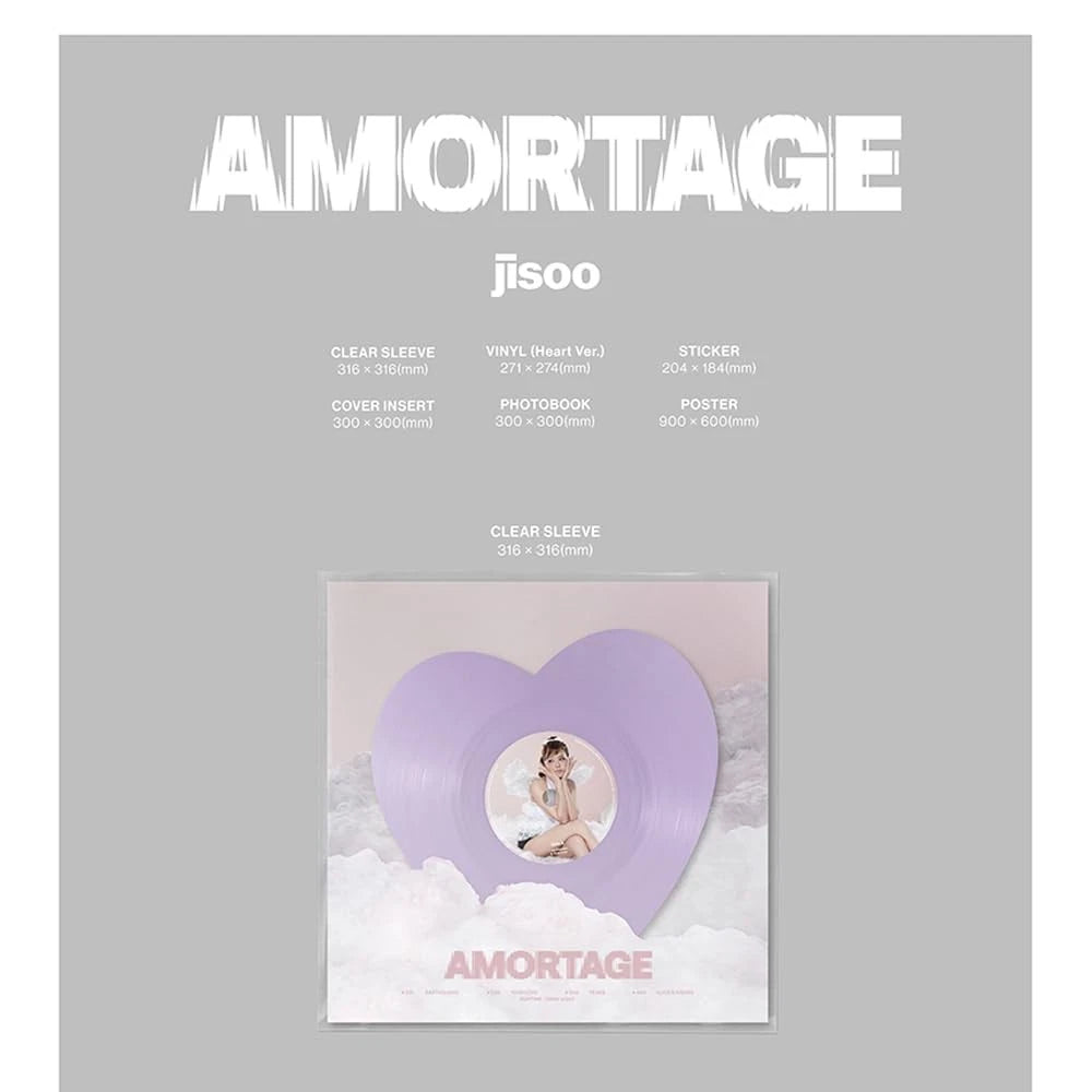 Jisoo - Amortage - Heart Version - incl. Photobook, Sticker + Poster [Import]